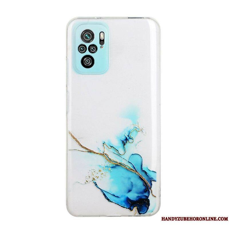 Coque Xiaomi Redmi Note 10/10S/Poco M5s Silicone Effet Marbré