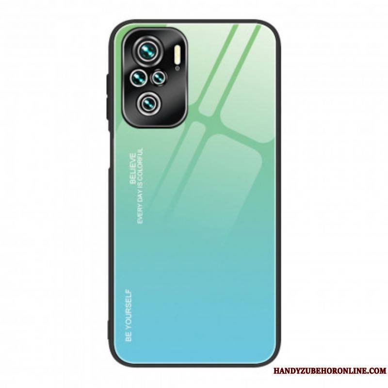 Coque Xiaomi Redmi Note 10/10S/Poco M5s Verre Trempé Be Yourself