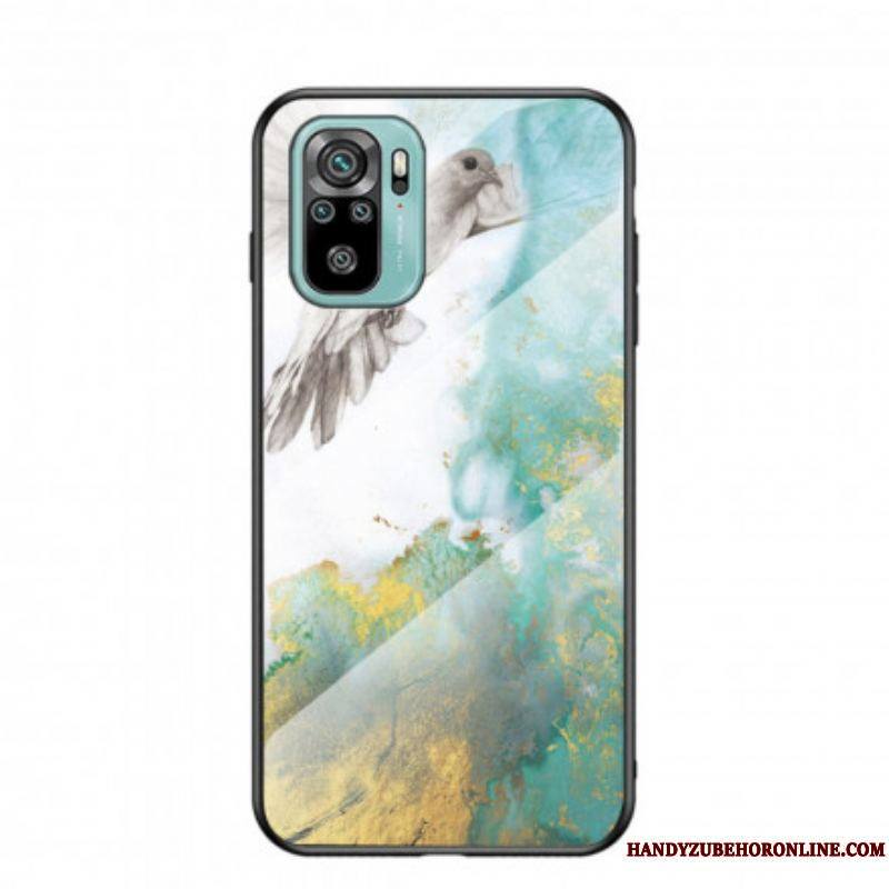 Coque Xiaomi Redmi Note 10/10S/Poco M5s Verre Trempé Marble Colors