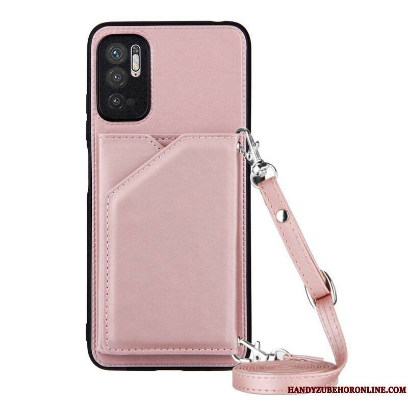 Coque Xiaomi Redmi Note 10 5G / Poco M3 Pro 5G Bandoulière Porte-cartes