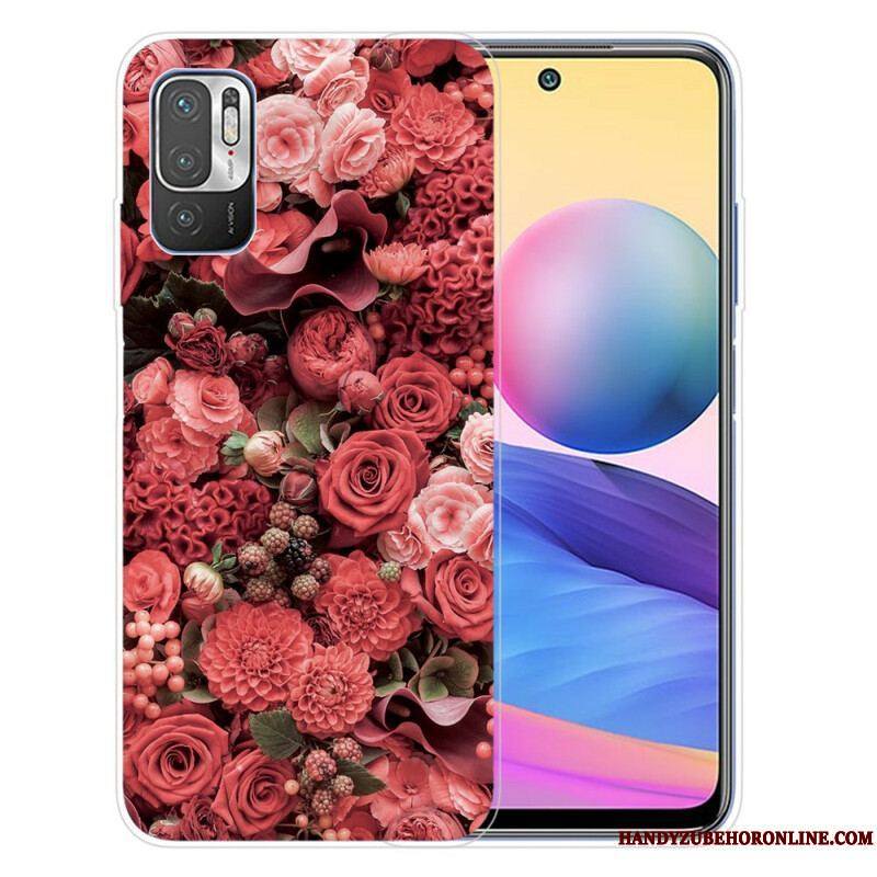 Coque Xiaomi Redmi Note 10 5G / Poco M3 Pro 5G Fleurs Intenses