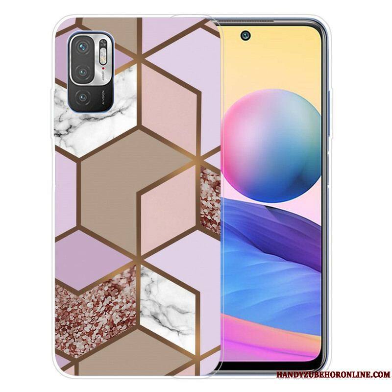 Coque Xiaomi Redmi Note 10 5G / Poco M3 Pro 5G Marbre Géométrique