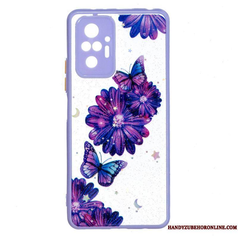 Coque Xiaomi Redmi Note 10 Pro Hybride Papillon Floral