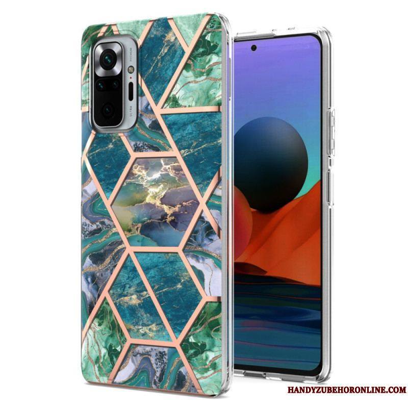 Coque Xiaomi Redmi Note 10 Pro Marbre Géométrie Intense