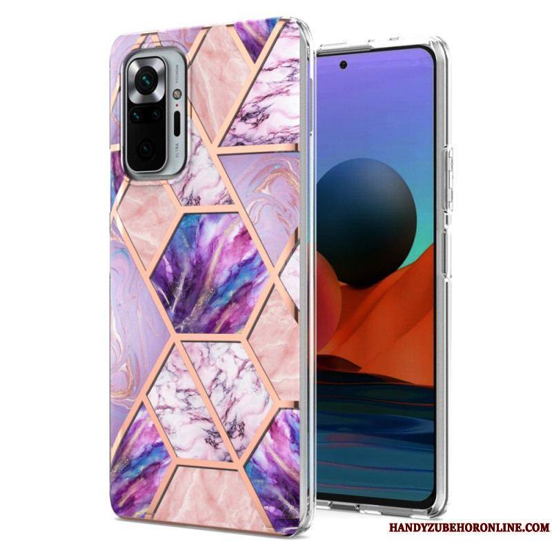 Coque Xiaomi Redmi Note 10 Pro Marbre Géométrie Intense