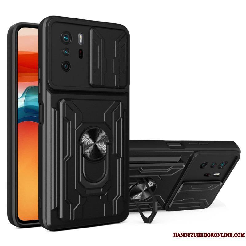 Coque Xiaomi Redmi Note 10 Pro Support et Protège-Lentilles et Support