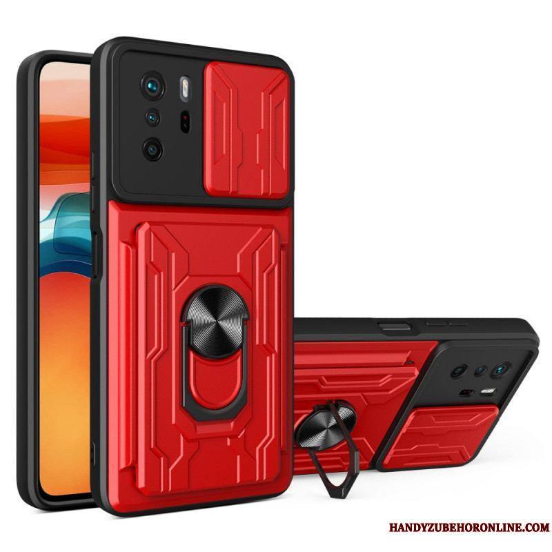 Coque Xiaomi Redmi Note 10 Pro Support et Protège-Lentilles et Support