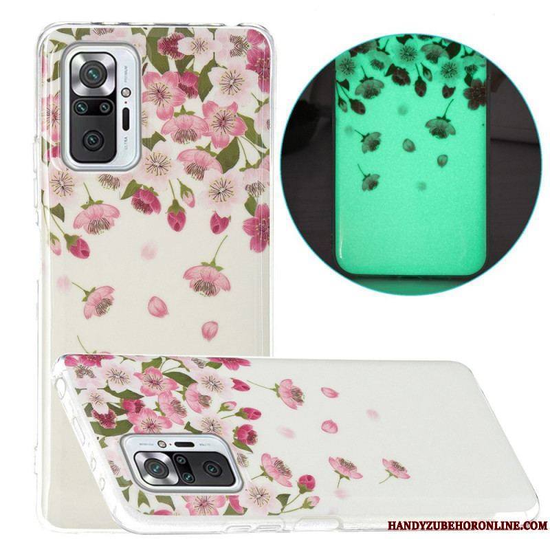 Coque Xiaomi Redmi Note 10 Pro Série Fleurs Fluorescentes