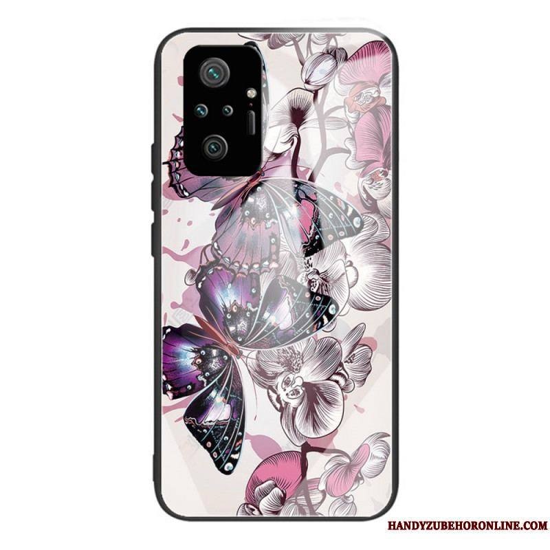 Coque Xiaomi Redmi Note 10 Pro Verre Trempé Variation Papillons