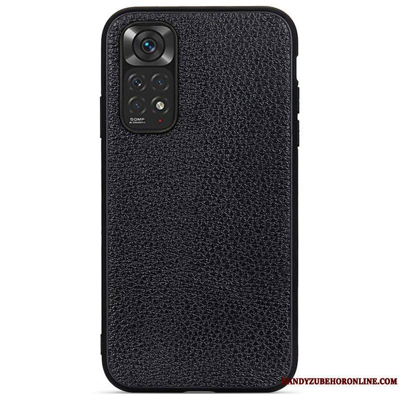 Coque Xiaomi Redmi Note 11 / 11s Cuir Litchi Véritable