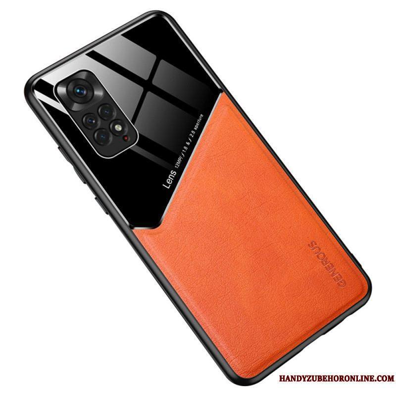 Coque Xiaomi Redmi Note 11 / 11s Effet Cuir Magnétique