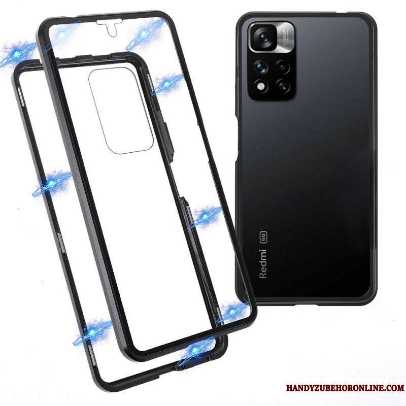 Coque Xiaomi Redmi Note 11 Pro Plus 5G Cadre Avant et Dos en Verre Trempé