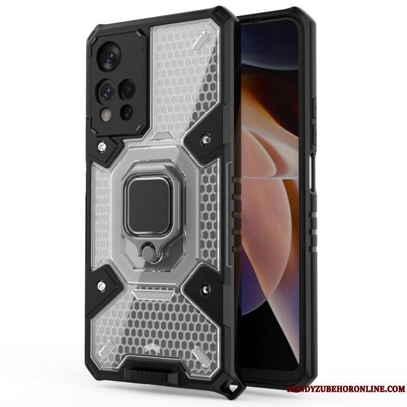 Coque Xiaomi Redmi Note 11 Pro Plus 5G Nid d'Abeille avec Anneau