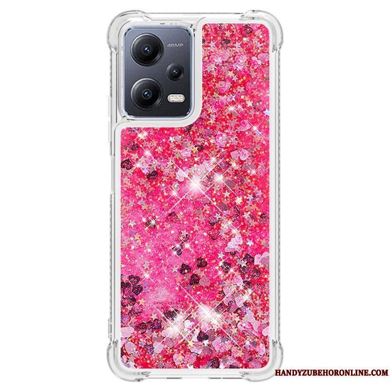 Coque Xiaomi Redmi Note 12/Poco X5 5G Paillettes Colorées