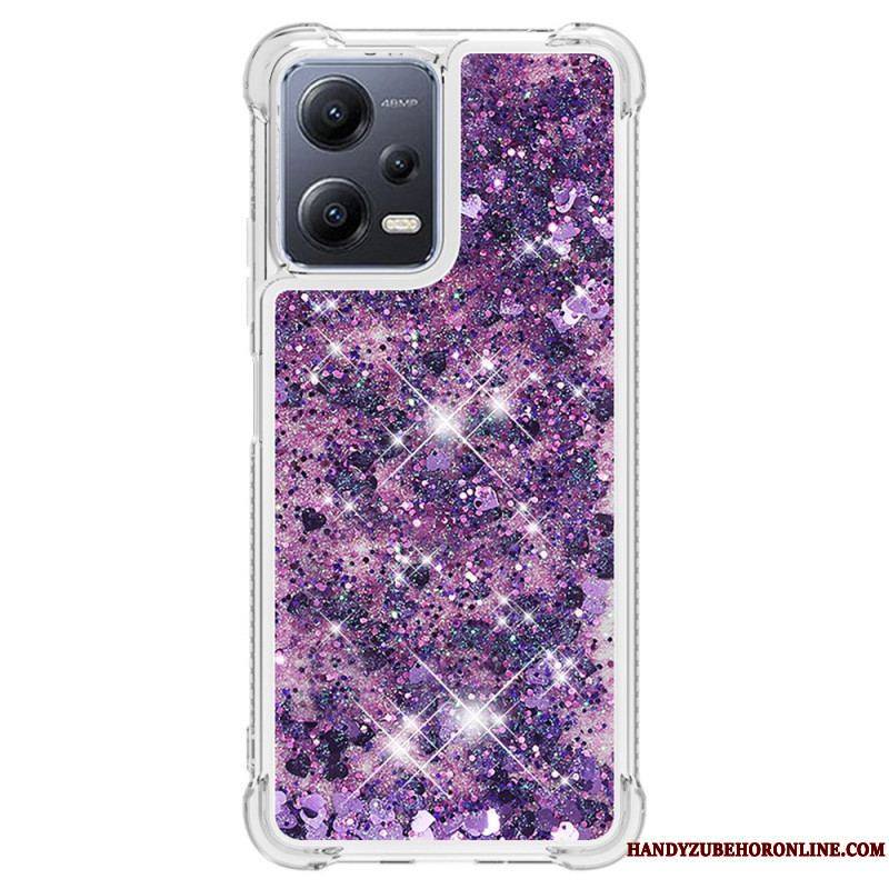 Coque Xiaomi Redmi Note 12/Poco X5 5G Paillettes Colorées