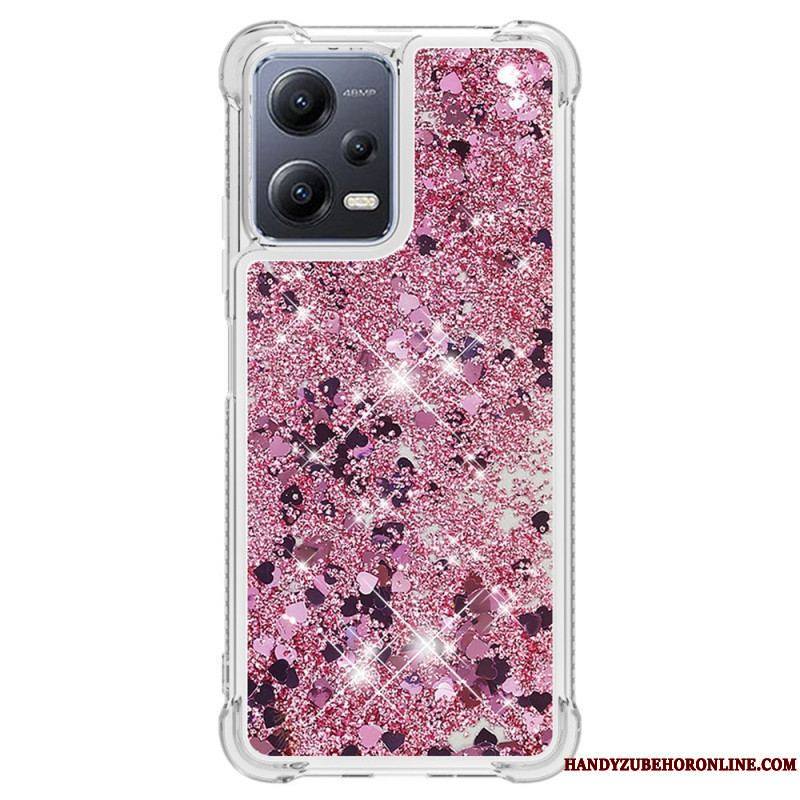 Coque Xiaomi Redmi Note 12/Poco X5 5G Paillettes Colorées