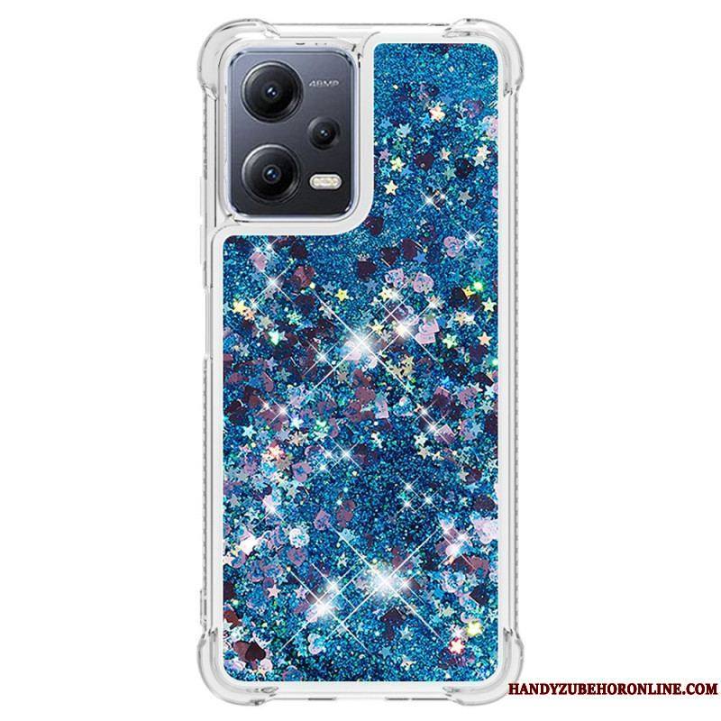 Coque Xiaomi Redmi Note 12/Poco X5 5G Paillettes Colorées