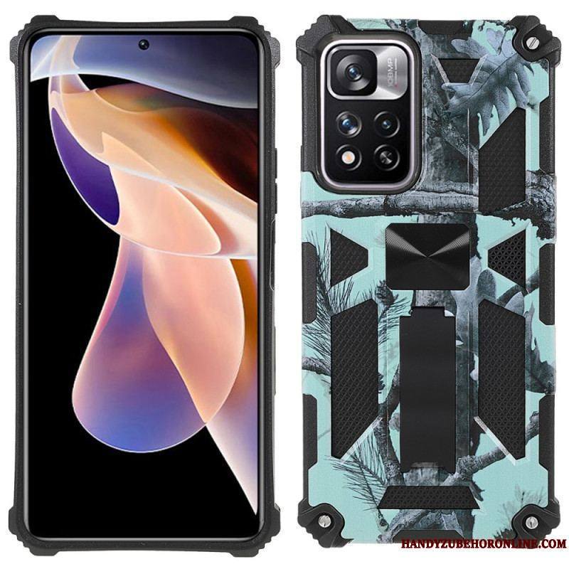 Coque Xioami Redmi Note 11 Pro Plus 5G Camouflage Support Amovible