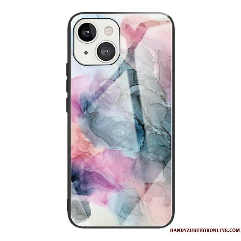 Coque iPhone 13 Mini Verre Trempé Marble