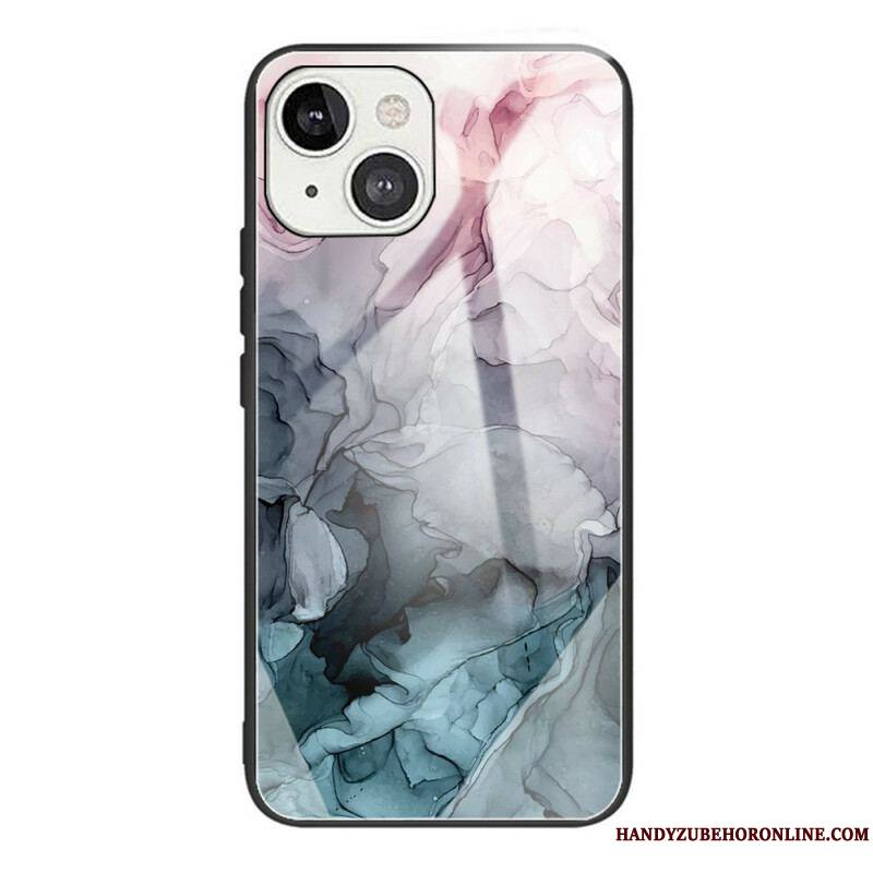 Coque iPhone 13 Mini Verre Trempé Marble