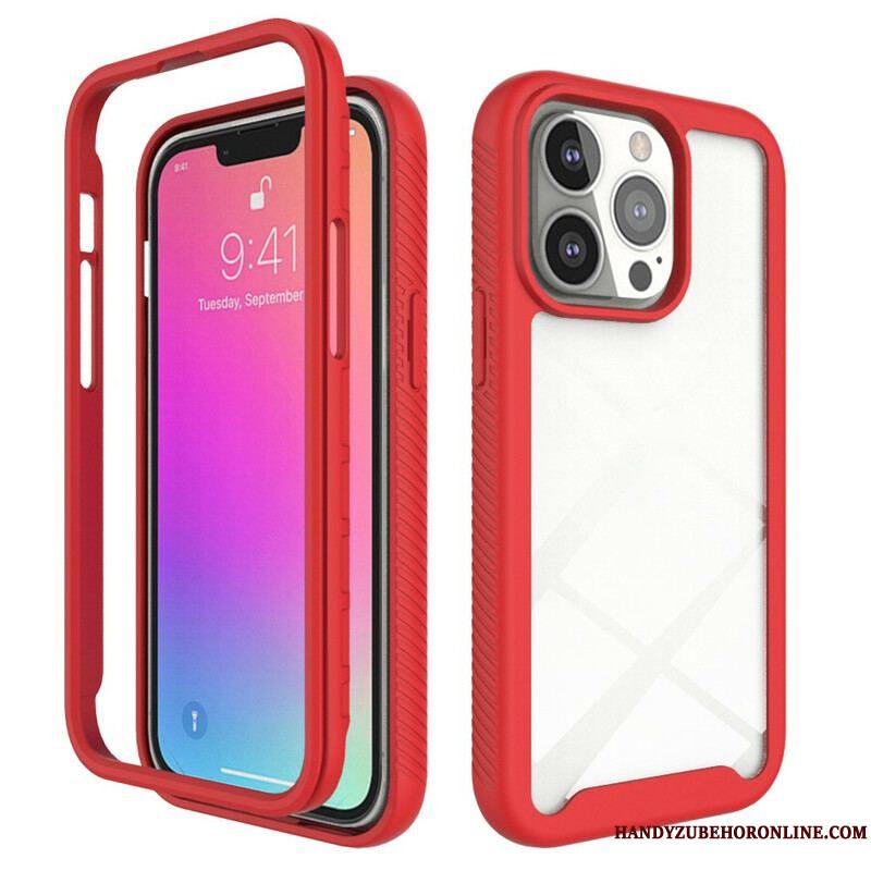 Coque iPhone 13 Pro Conception Hybride Rebords Silicone