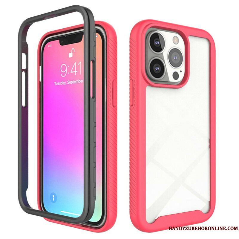 Coque iPhone 13 Pro Conception Hybride Rebords Silicone