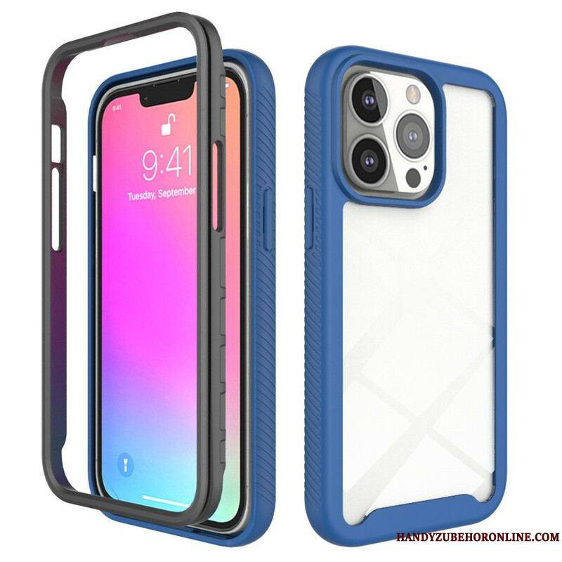 Coque iPhone 13 Pro Conception Hybride Rebords Silicone