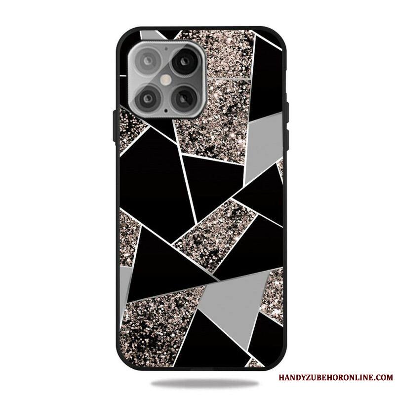 Coque iPhone 13 Pro Géométrie Marbre