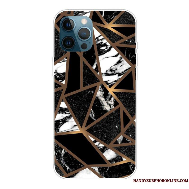 Coque iPhone 13 Pro Marbre Géométrie