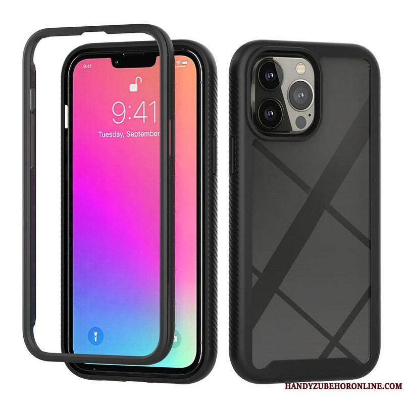 Coque iPhone 13 Pro Max Conception Hybride Rebords Silicone