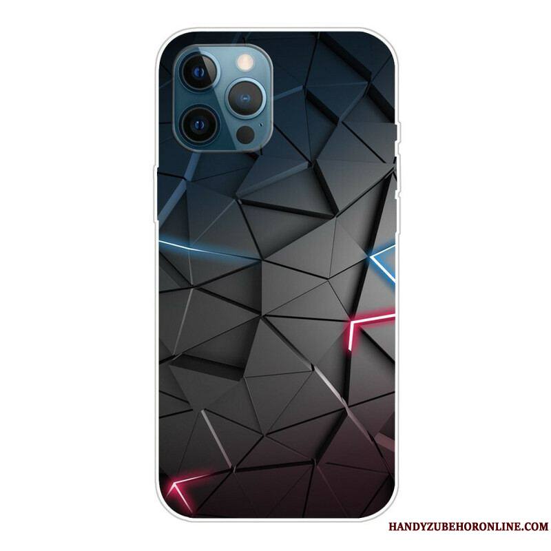 Coque iPhone 13 Pro Max Flexible Géométrie