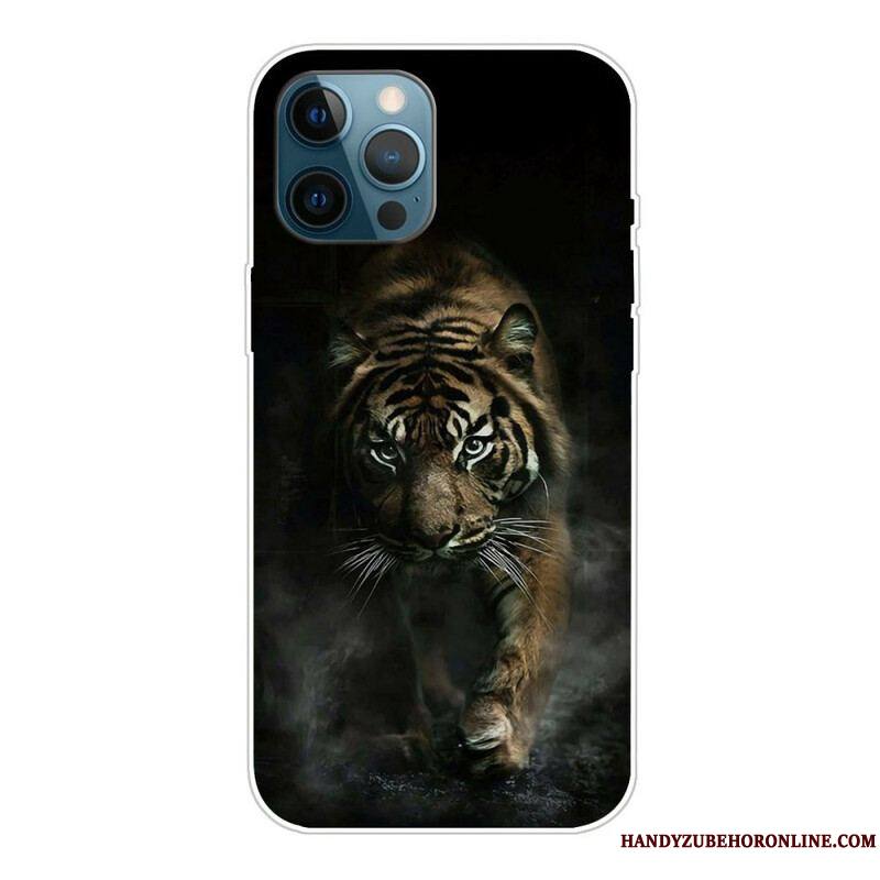 Coque iPhone 13 Pro Max Flexible Tigre