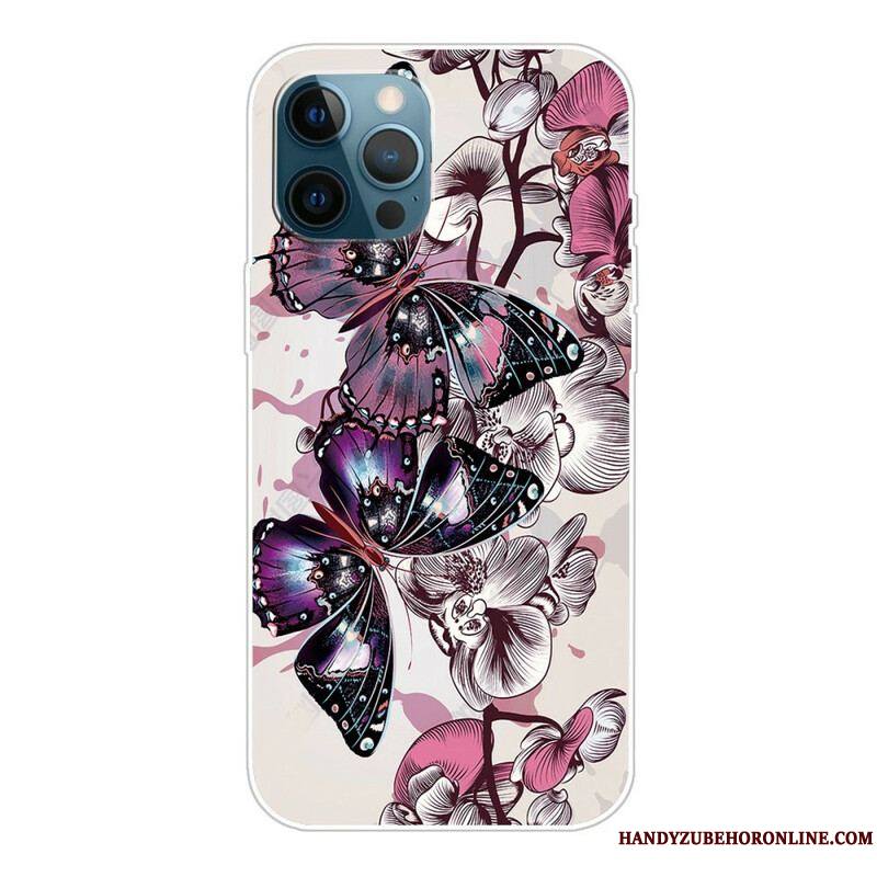 Coque iPhone 13 Pro Variation Papillons