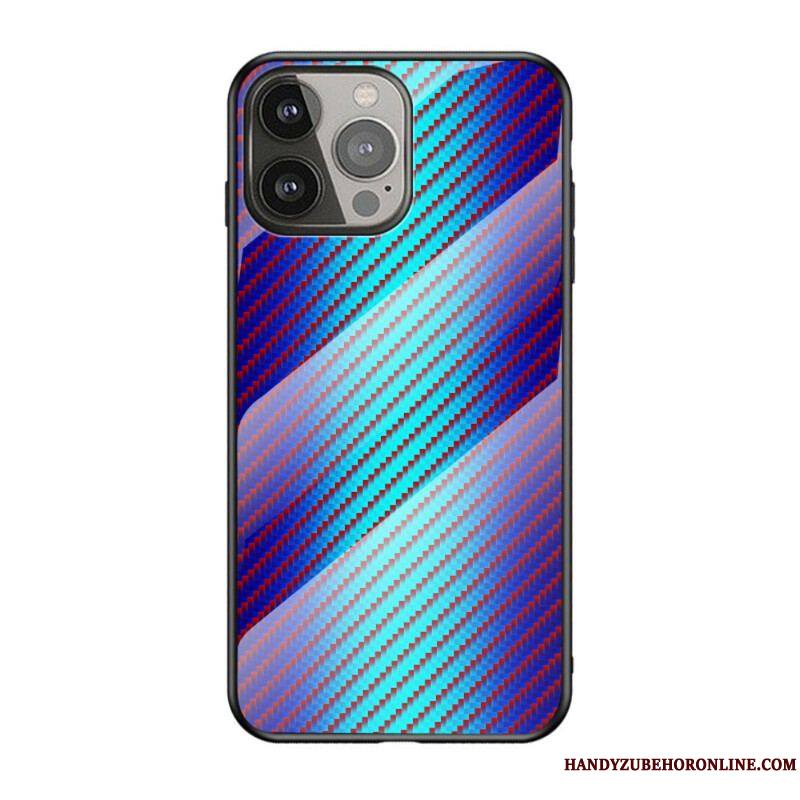 Coque iPhone 13 Pro Verre Trempé Fibre Carbone