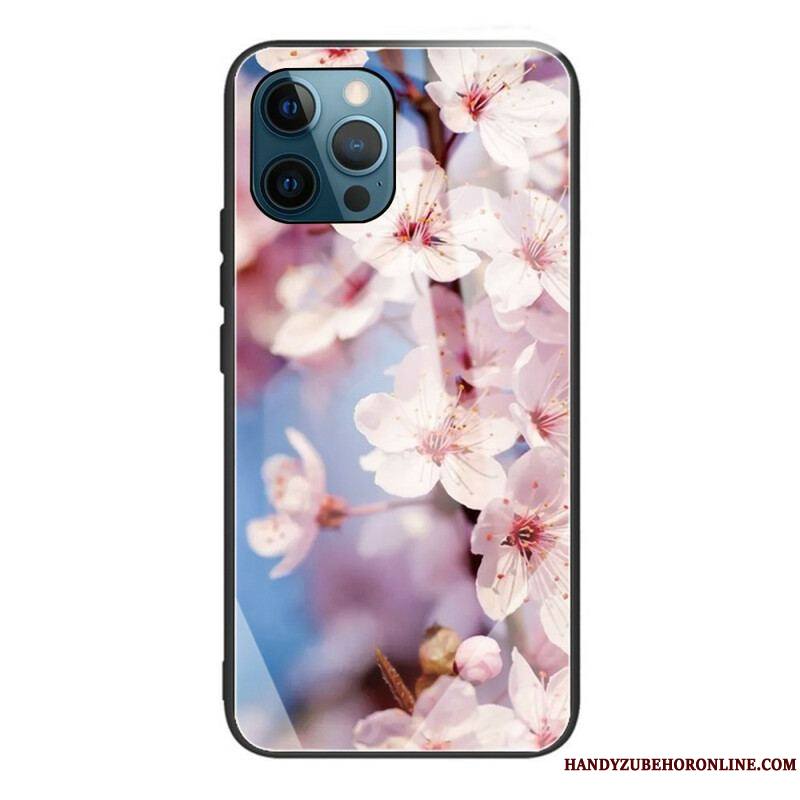 Coque iPhone 13 Pro Verre Trempé Fleurs Réalistes