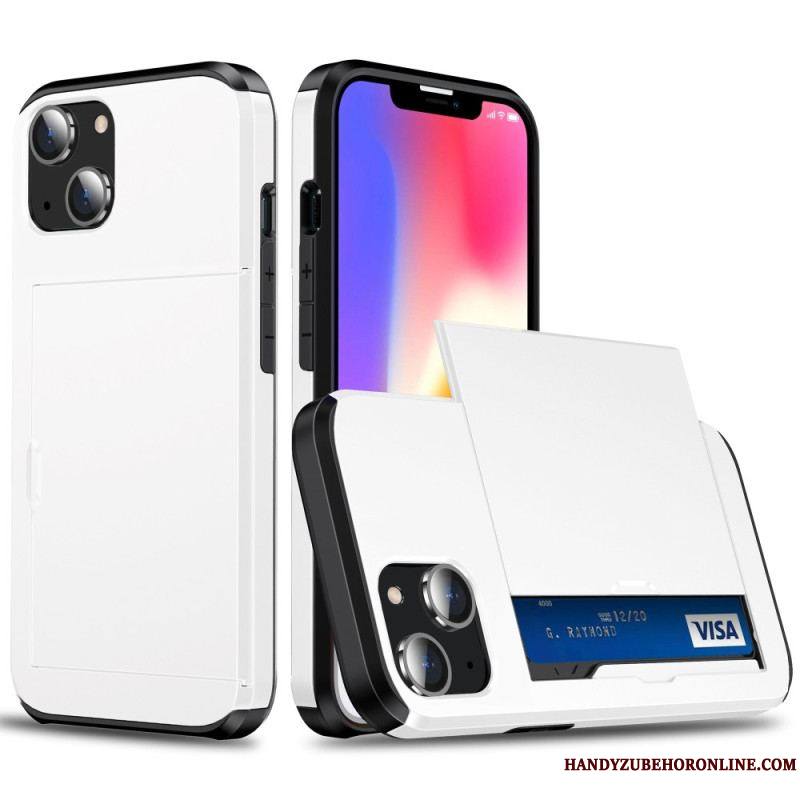 Coque iPhone 14 Deux Porte-Cartes à Glissière