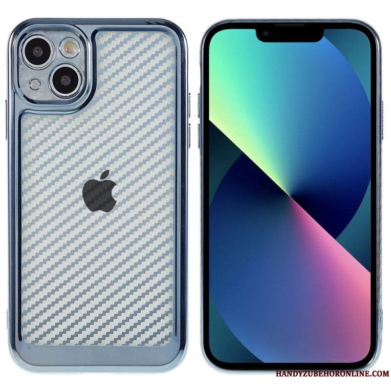 Coque iPhone 14 Fibre Carbone Stylée