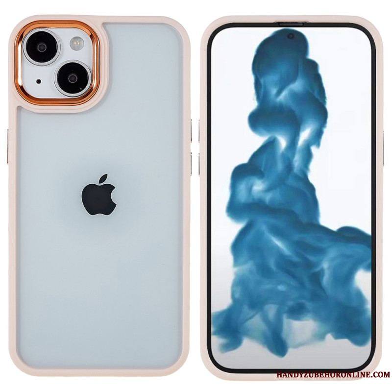 Coque iPhone 14 Plus Acrylique Rebords Silicone