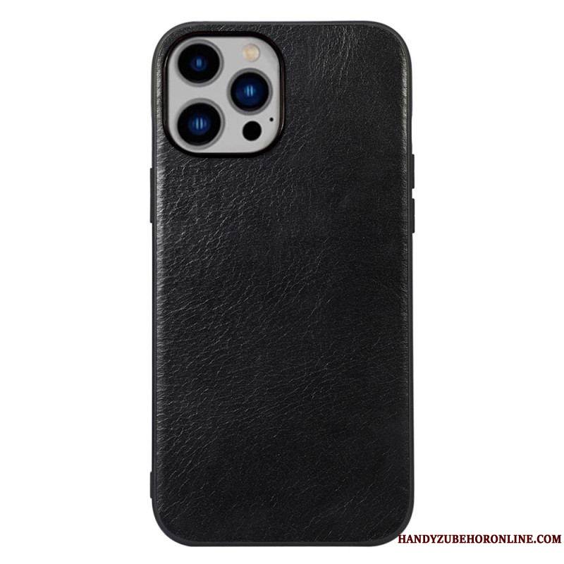 Coque iPhone 14 Plus Cuir Véritable