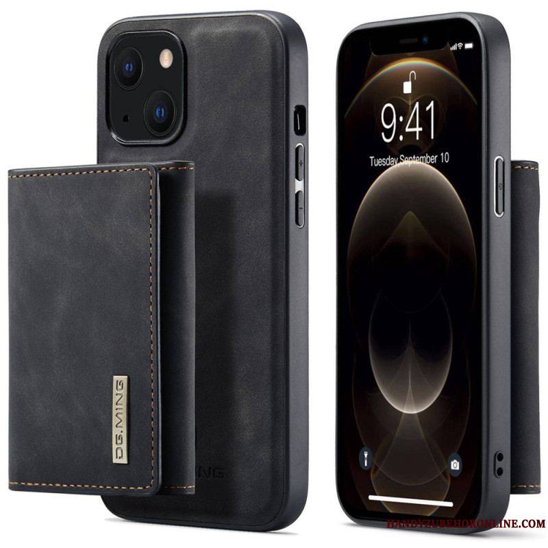 Coque iPhone 14 Plus Porte-Cartes Détachable DG.MING