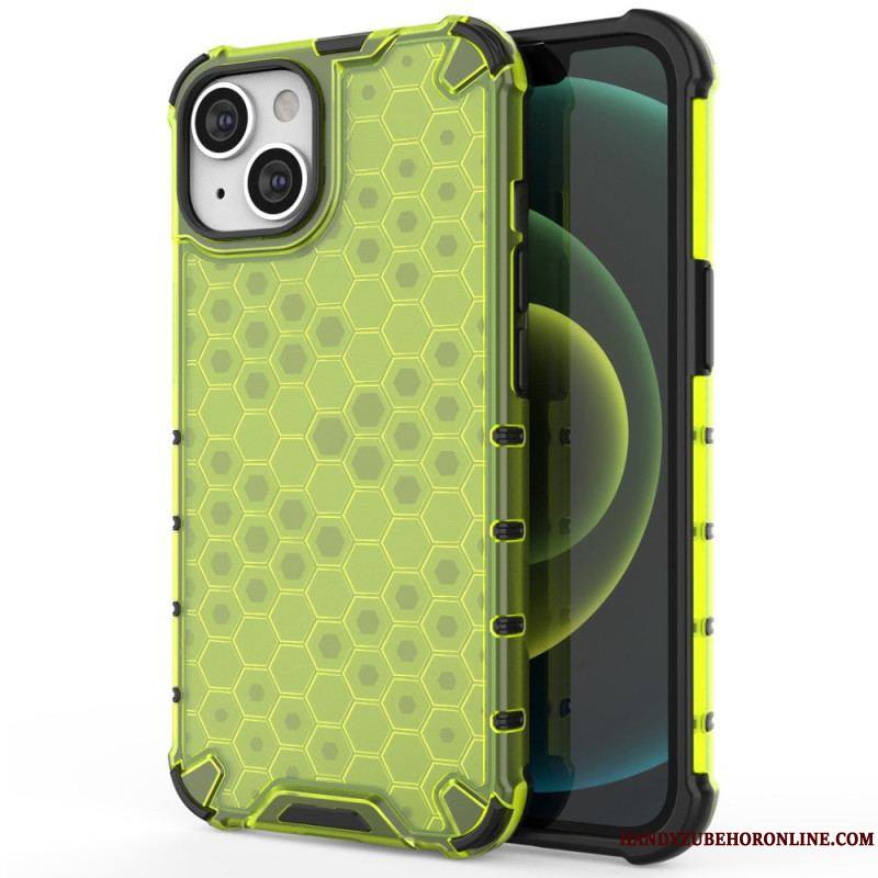 Coque iPhone 14 Plus Style Nid d'Abeille