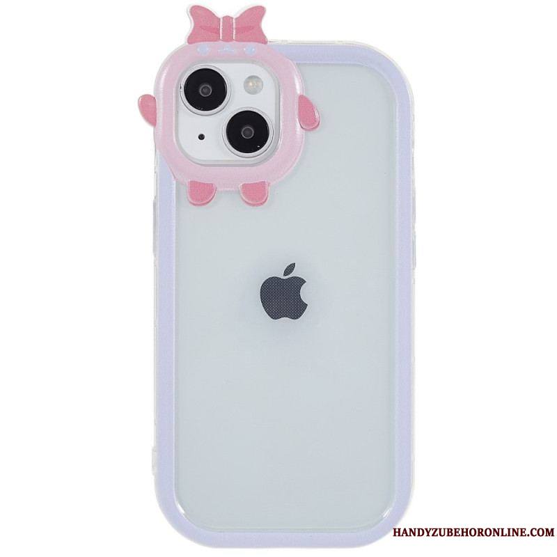 Coque iPhone 14 Plus Transparente et Protection Lentille Amusante