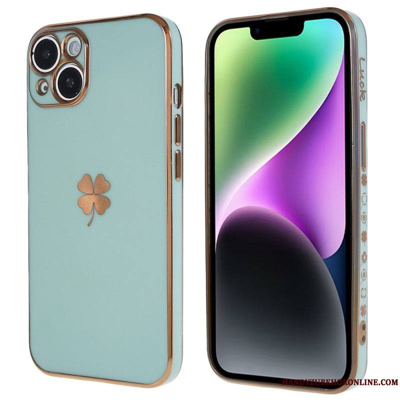 Coque iPhone 14 Plus Trèfle Lucky