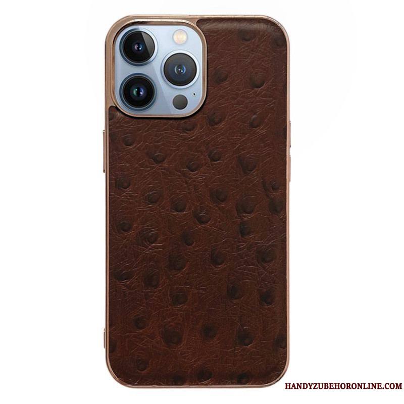 Coque iPhone 14 Pro Max Cuir Véritable Texturé