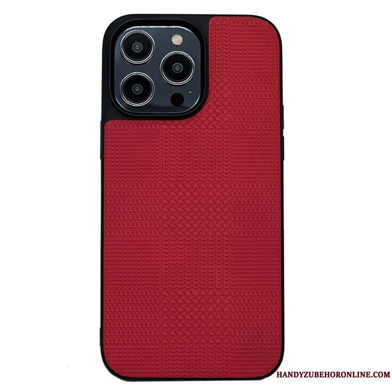 Coque iPhone 14 Pro Max Simili Cuir Croisé