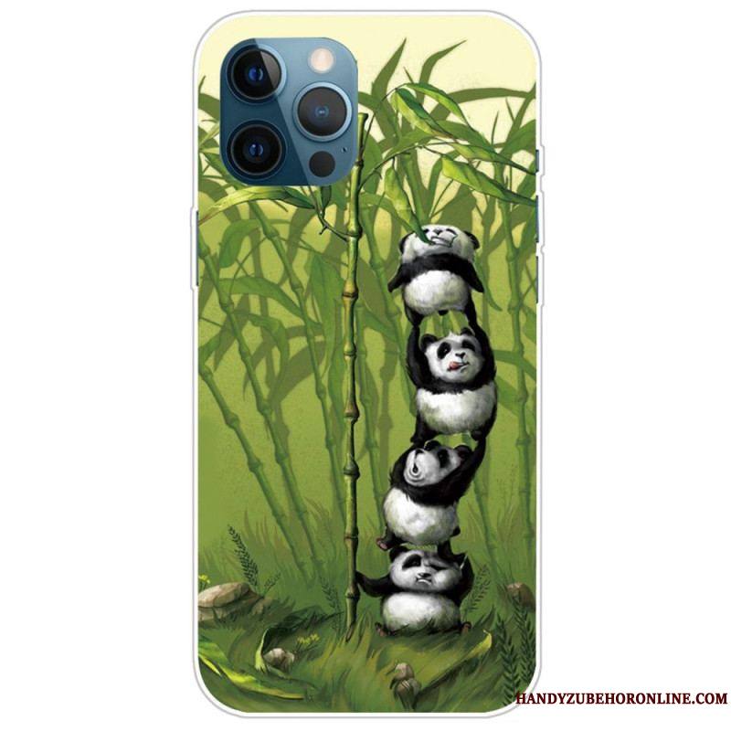 Coque iPhone 14 Pro Max Tas de Pandas