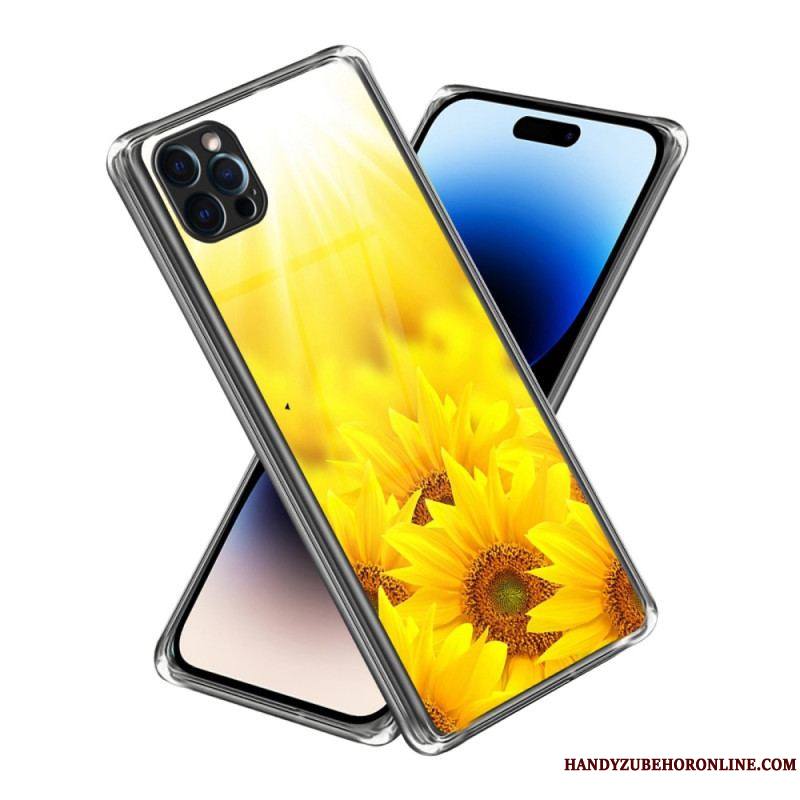 Coque iPhone 14 Pro Max Tournesols Intenses