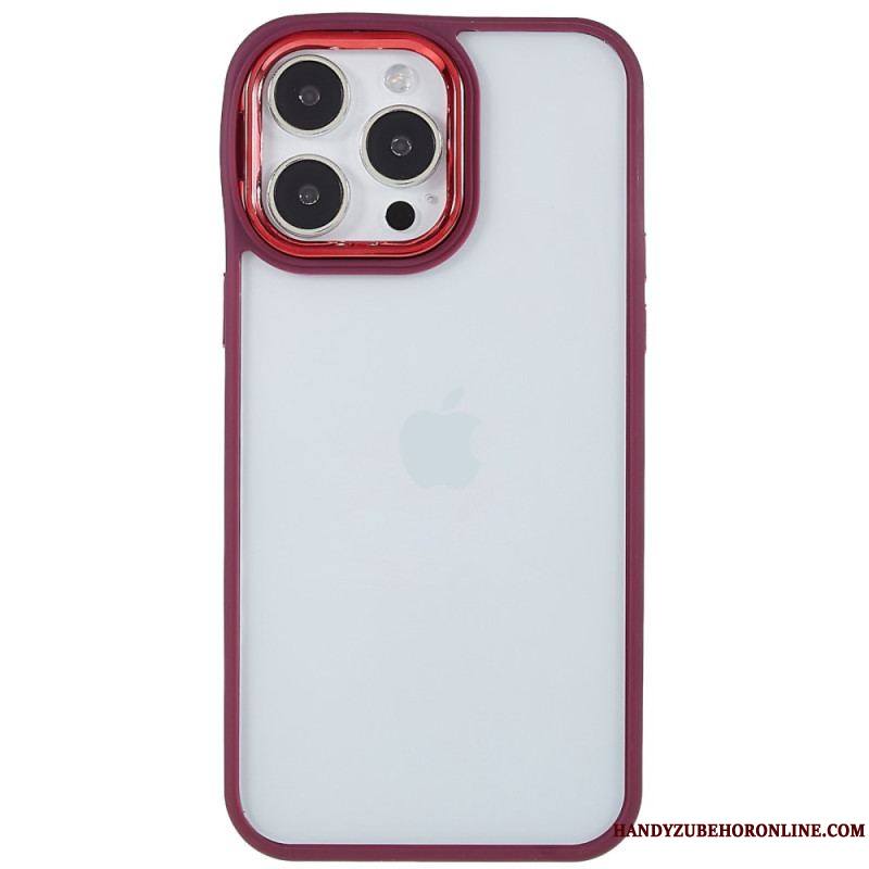 Coque iPhone 14 Pro Max Transparente Rebords Colorés