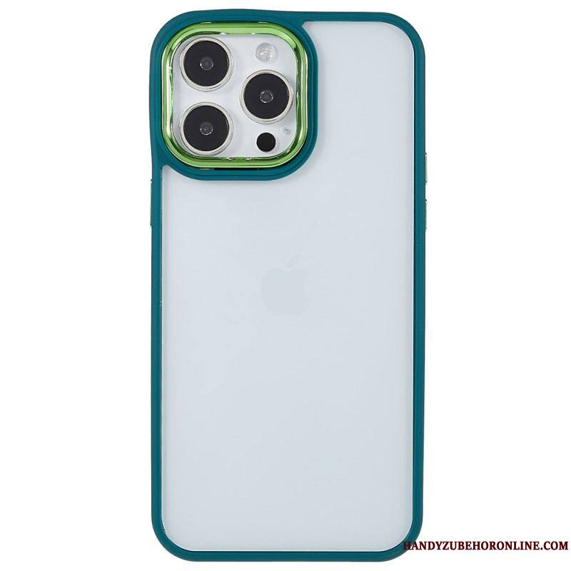 Coque iPhone 14 Pro Max Transparente Rebords Colorés