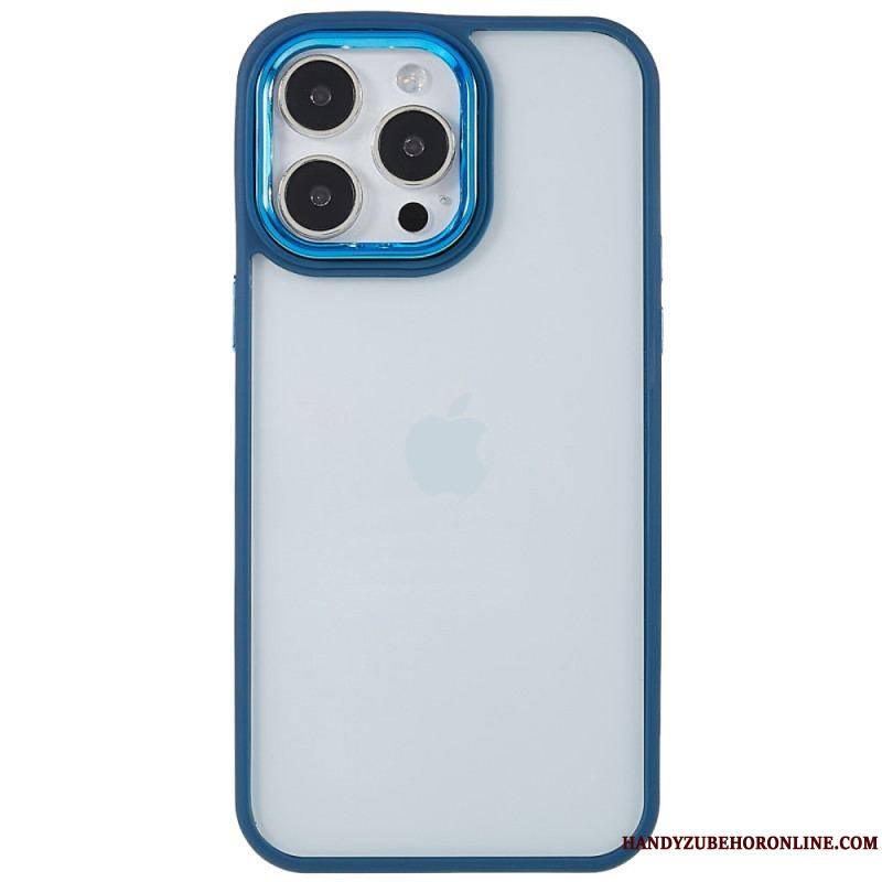 Coque iPhone 14 Pro Max Transparente Rebords Colorés